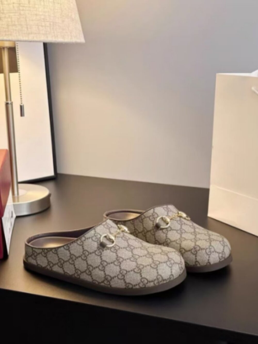 Gucci GG Canvas Slip-On Clogs